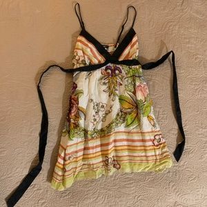 Light, flowy tie-back camisole